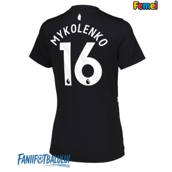 Everton Vitaliy Mykolenko #16 Tricou Fotbal Replică 2025-26 Femei Treilea